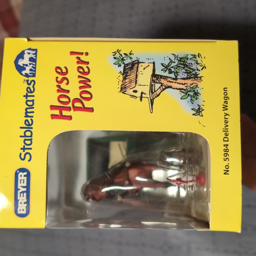 Better Stablemates Horse Power No. 5984 Harness Company Wagon Collectible Set - Picture 6 of 7